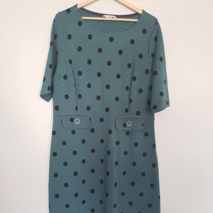 Boden Polka Dot Shift Dress
